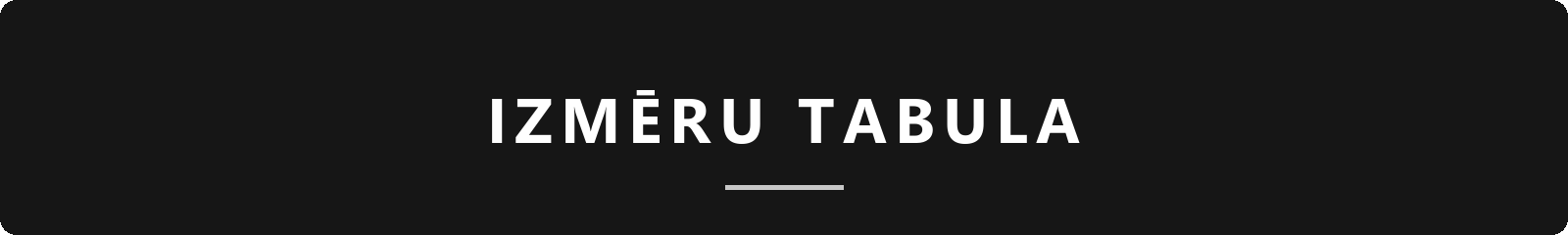 Izmēru tabula